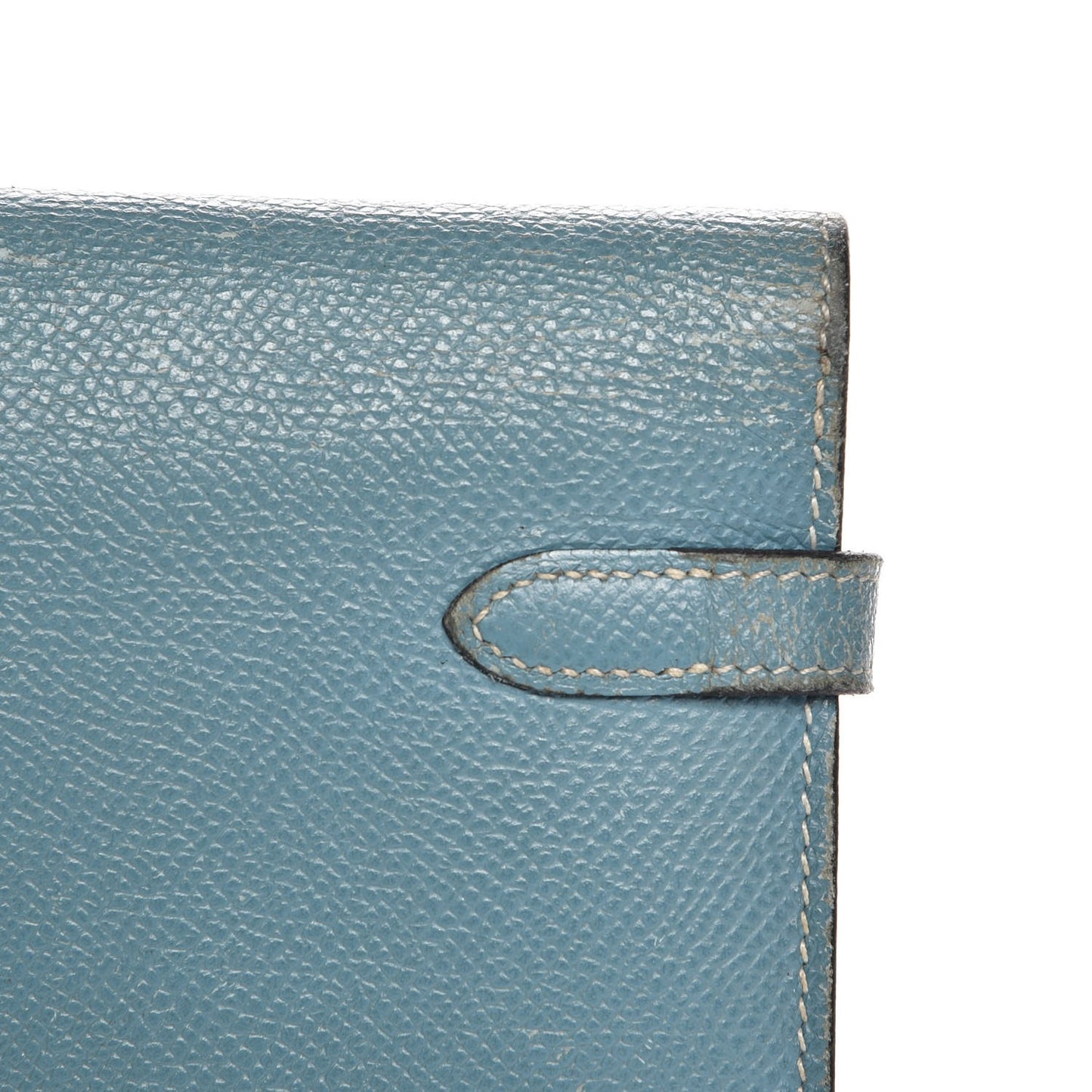 Epsom Kelly Longue Wallet Blue Jean