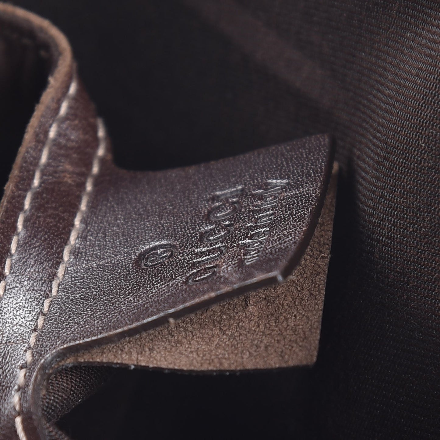 GG Supreme Monogram Selleria Calfskin Small Flap Messenger Bag Beige Ebony Cocoa Dark Chocolate
