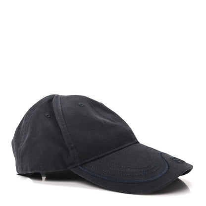 Balenciaga Cotton BB Logo Baseball Hat L Navy 7 of 10