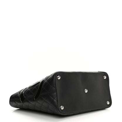 Chanel Calfskin Quilted Large Cambon Tote Black 4 of 10