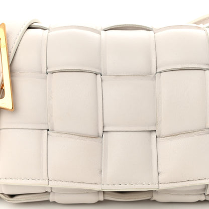 Bottega Veneta Nappa Maxi Intrecciato Small Padded Cassette Crossbody Bag Chalk 7 of 9