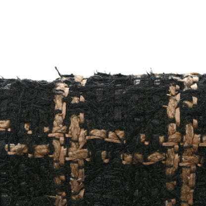 Chanel Tweed Quilted Medium Chanel 19 Flap Black Beige 11 of 12