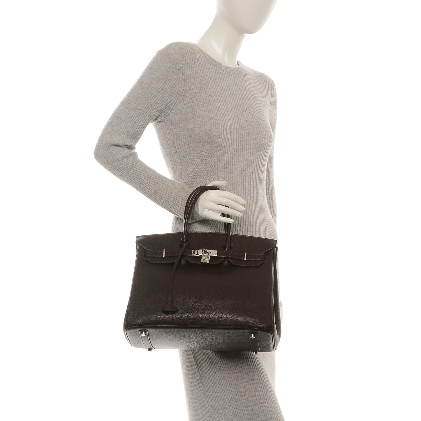 Chevre de Coromandel Birkin 35 Cocoan