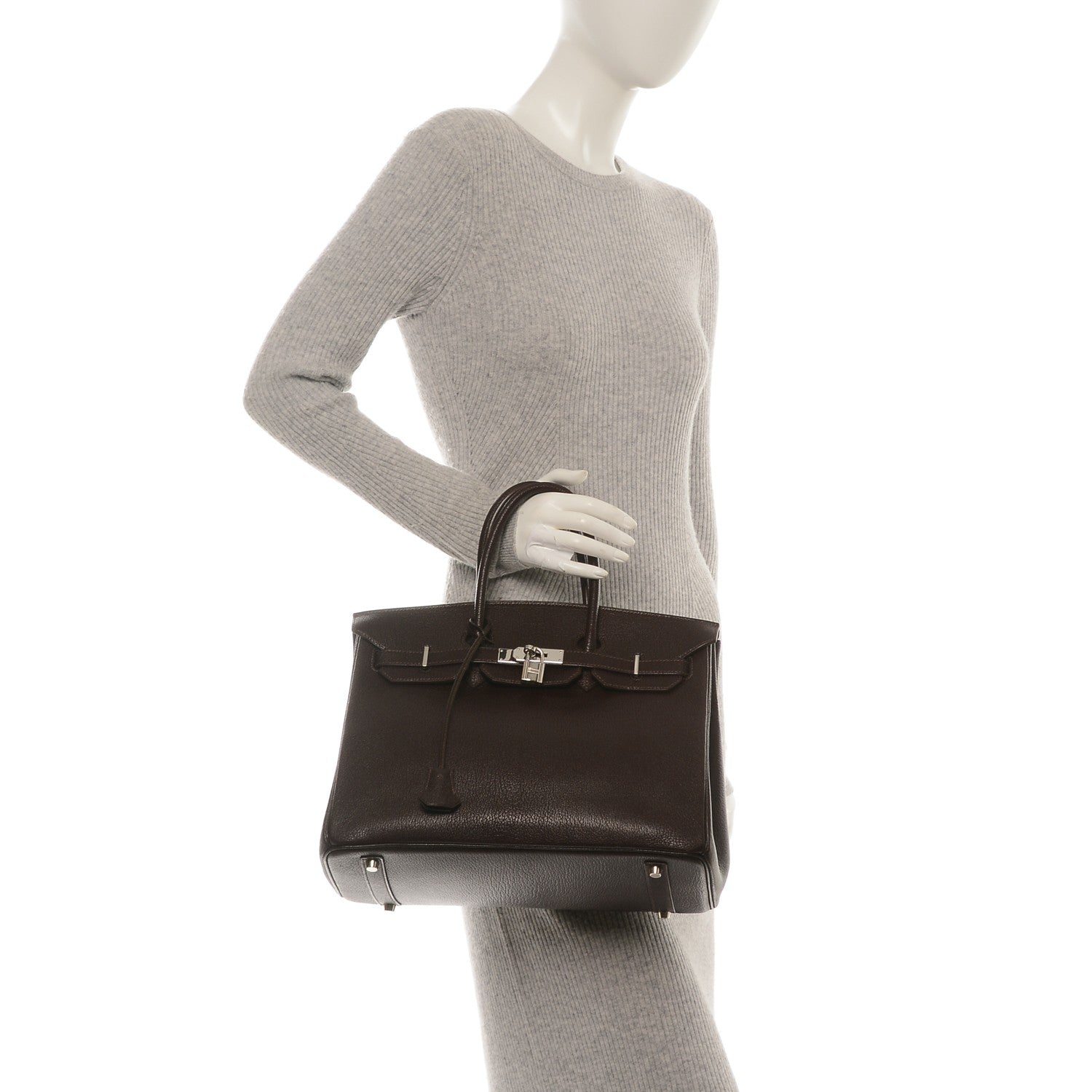 Hermes Chevre de Coromandel Birkin 35 Cocoan 2 of 23