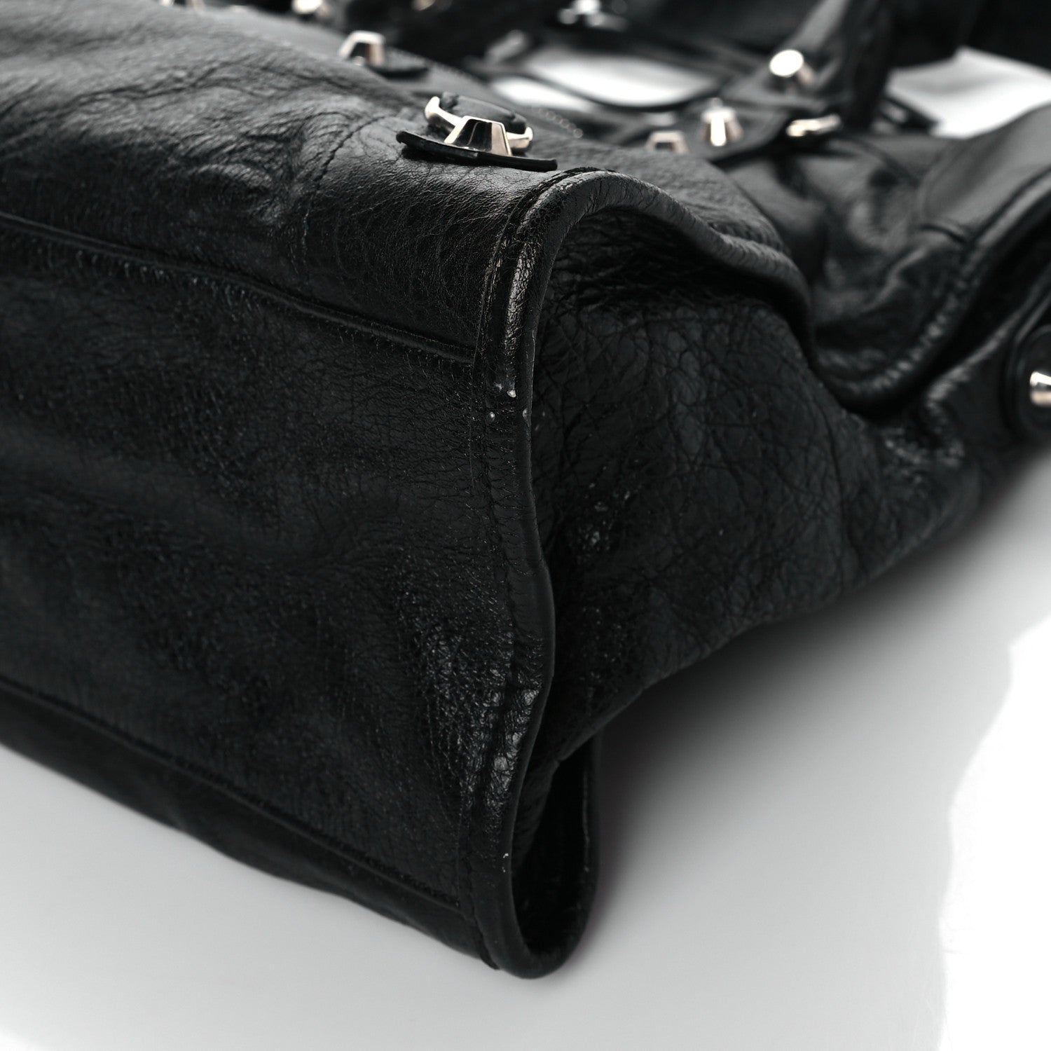 Balenciaga Agneau Classic Silver Hardware City Black 9 of 11