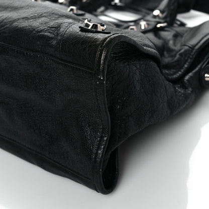 Balenciaga Agneau Classic Silver Hardware City Black 9 of 11