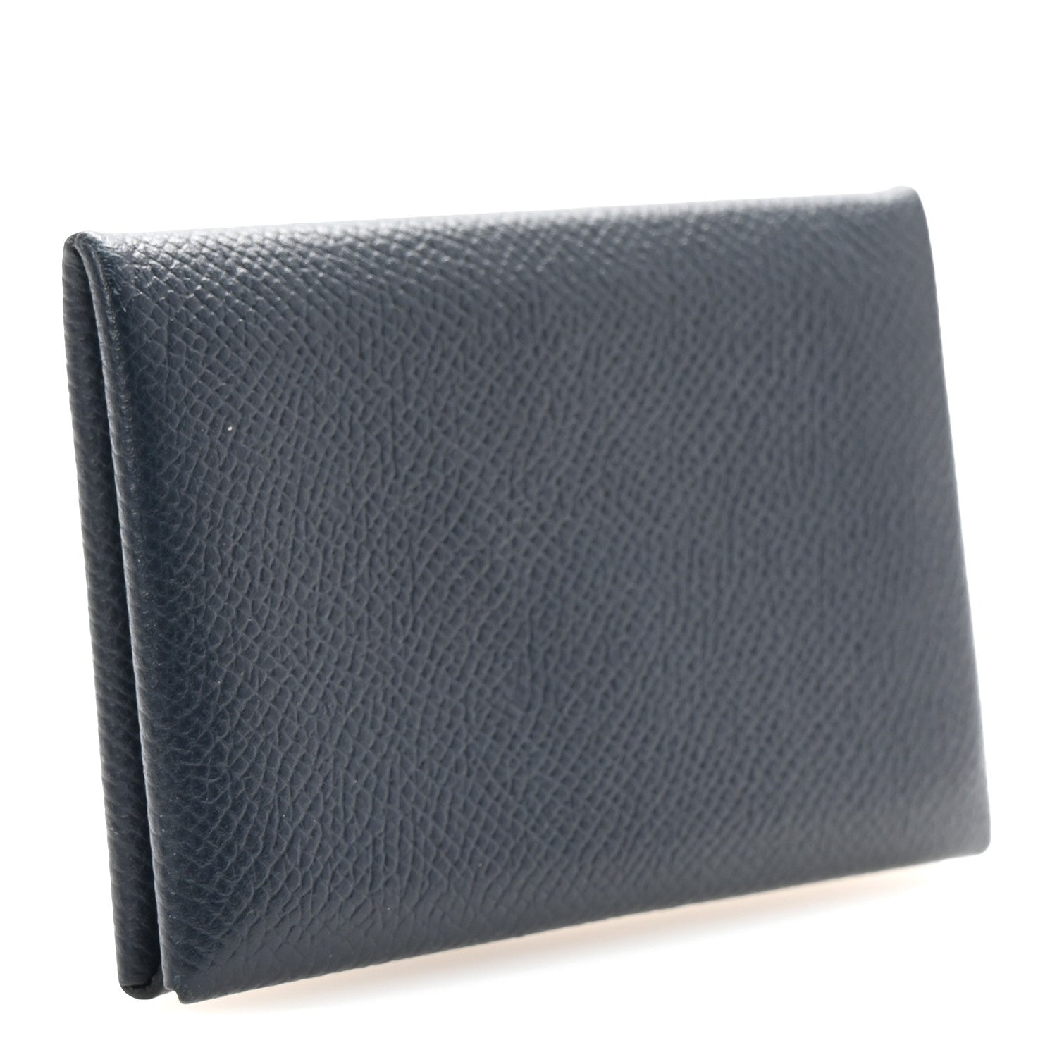 Hermes Epsom Calvi Card Case Bleu Nuit 3 of 8
