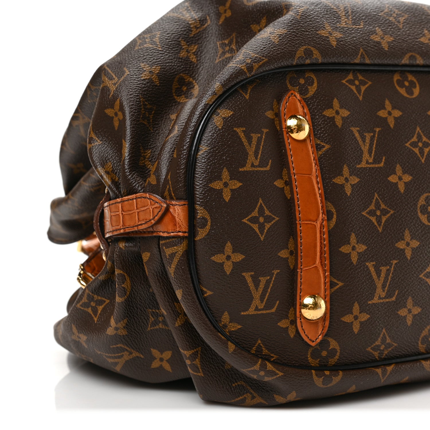 Louis Vuitton Monogram Alligator Trim Mahina XL 7 of 8