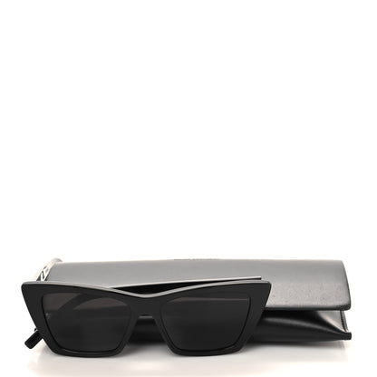 Saint Laurent Acetate Mica Cat Eye Sunglasses SL 276 Black 8 of 8