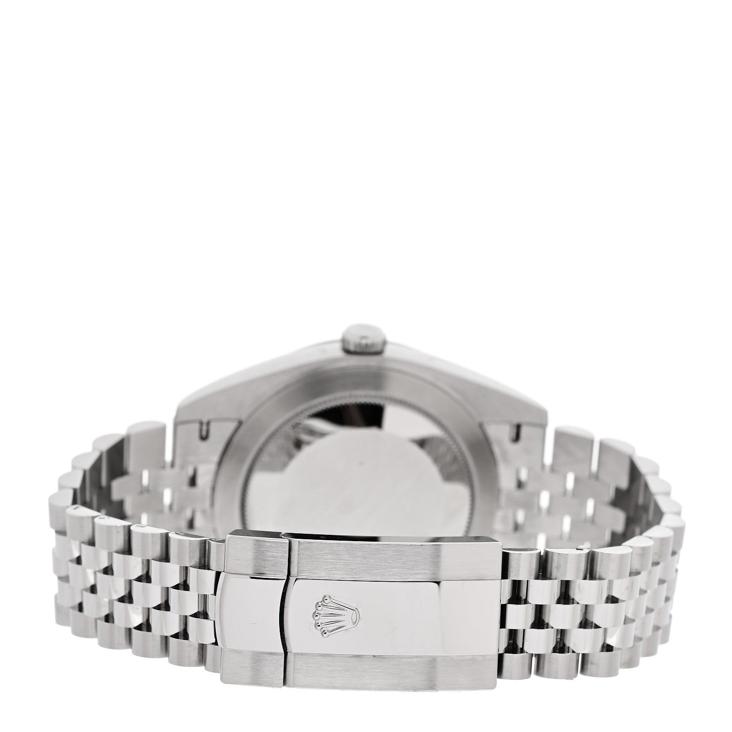 Rolex Stainless Steel 18K White Gold 41mm Oyster Perpetual Datejust Watch White Roman 126334 3 of 5