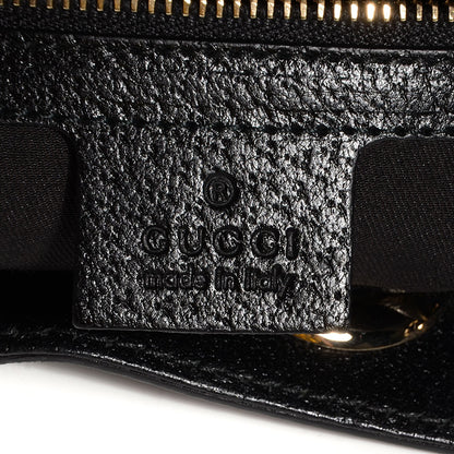 Gucci Monogram Drawstring Shoulder Bag Black 6 of 7
