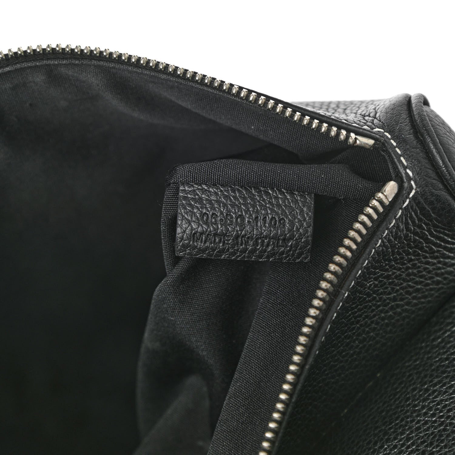 Christian Dior X SHAWN STUSSY Grained Calfskin Saddle Bag Black 6 of 11