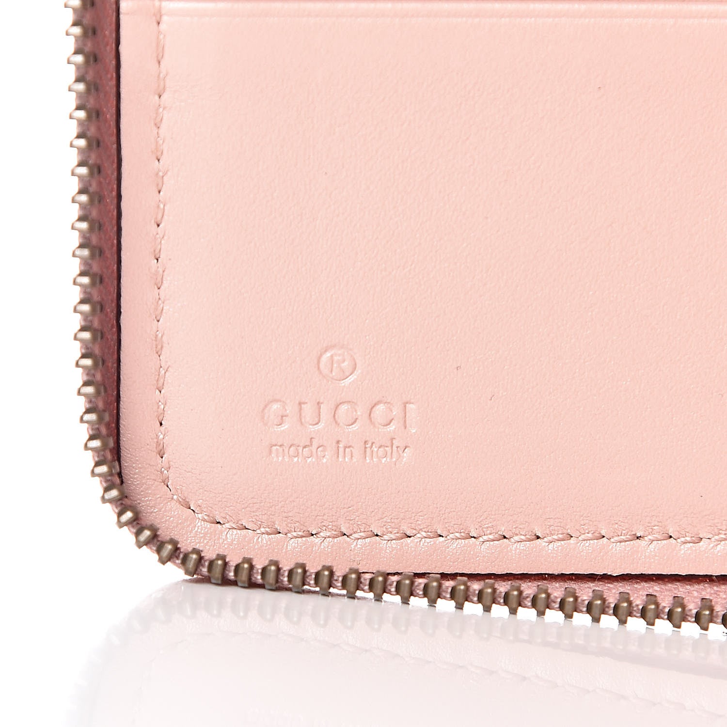 Gucci Calfskin Matelasse GG Marmont Zip Around Organizer Wallet Perfect Pink 6 of 7