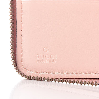 Gucci Calfskin Matelasse GG Marmont Zip Around Organizer Wallet Perfect Pink 6 of 7