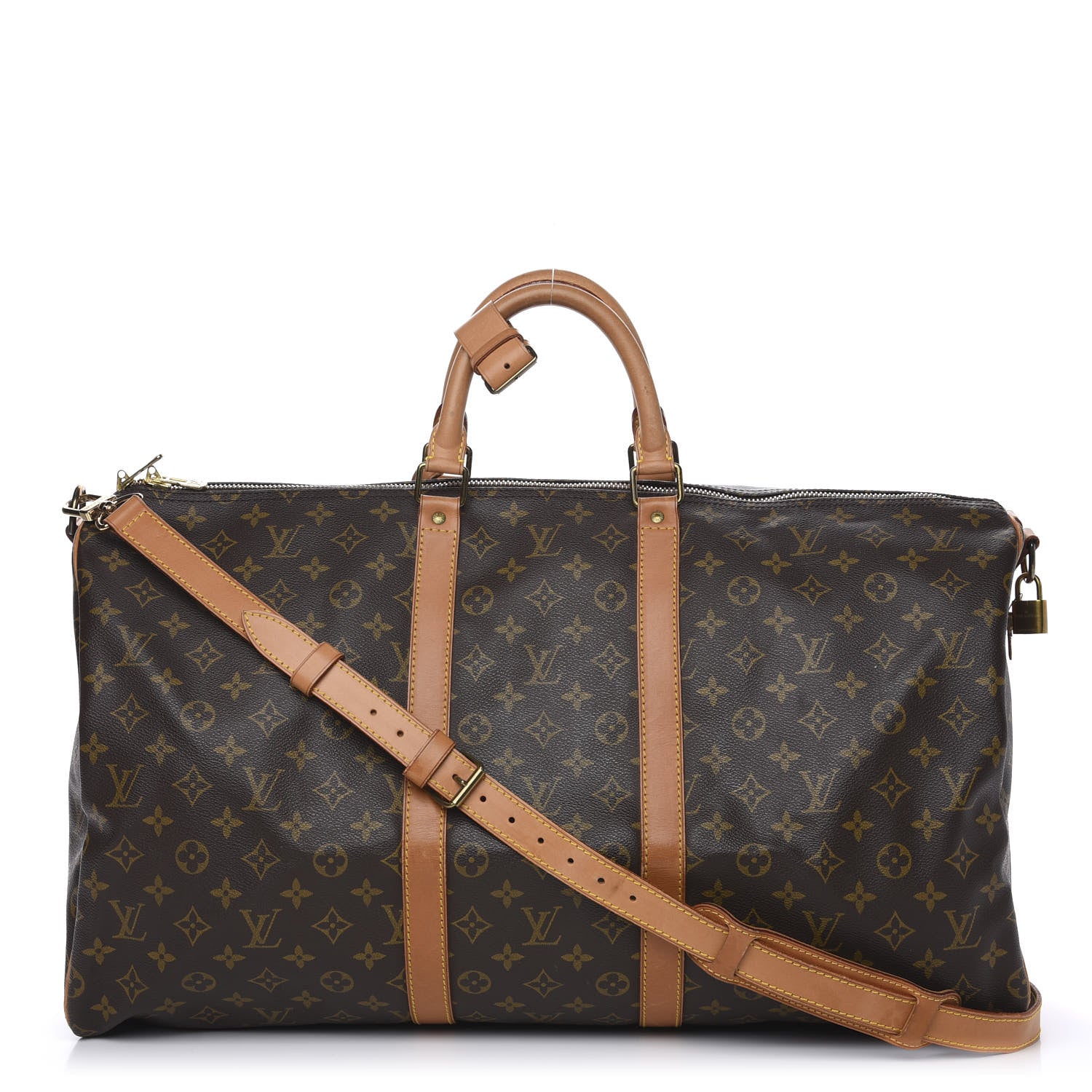 Louis Vuitton Monogram Keepall Bandouliere 55 1 of 15