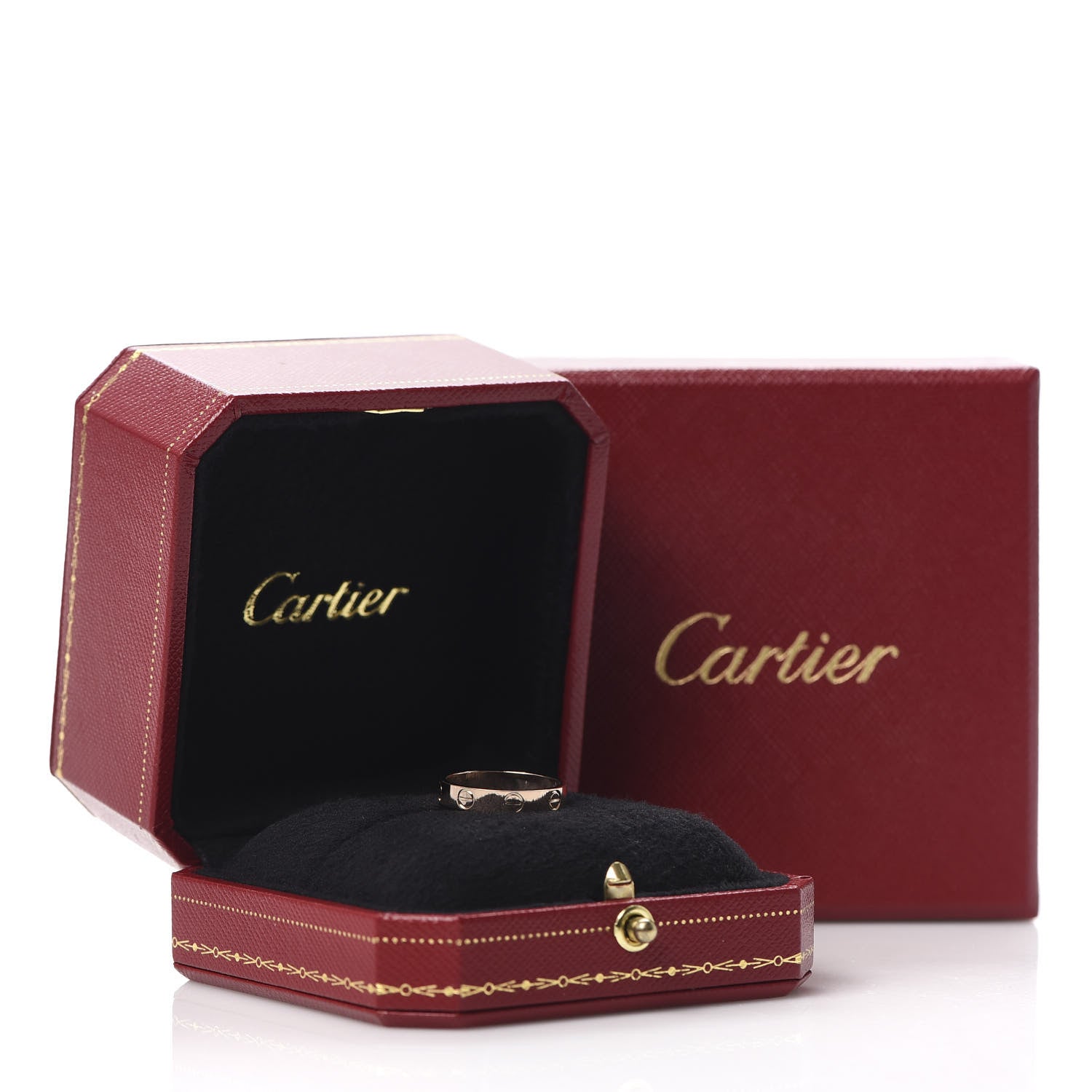 Cartier 18K Pink Gold 3.5mm LOVE Wedding Band Ring 52 6 6 of 6