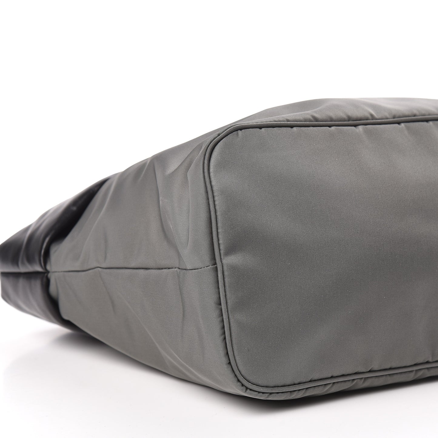 Tessuto Nylon Nappa Tote Grey Black