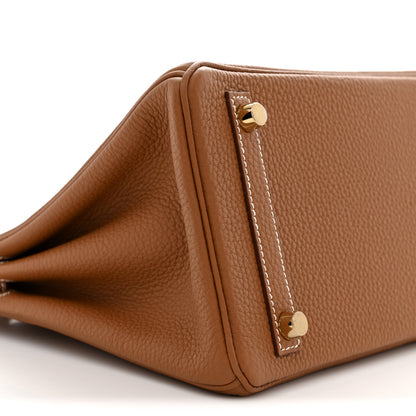 Hermes Togo Birkin 25 Gold 9 of 11