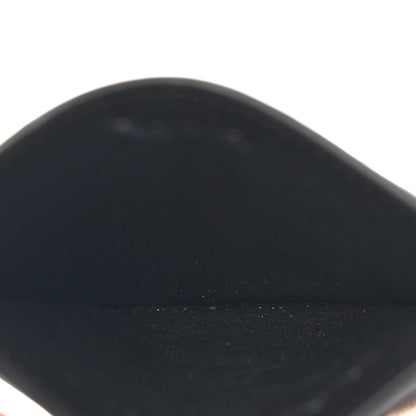 Christian Dior Grained Calfskin Oblique Card Holder Black 5 of 15