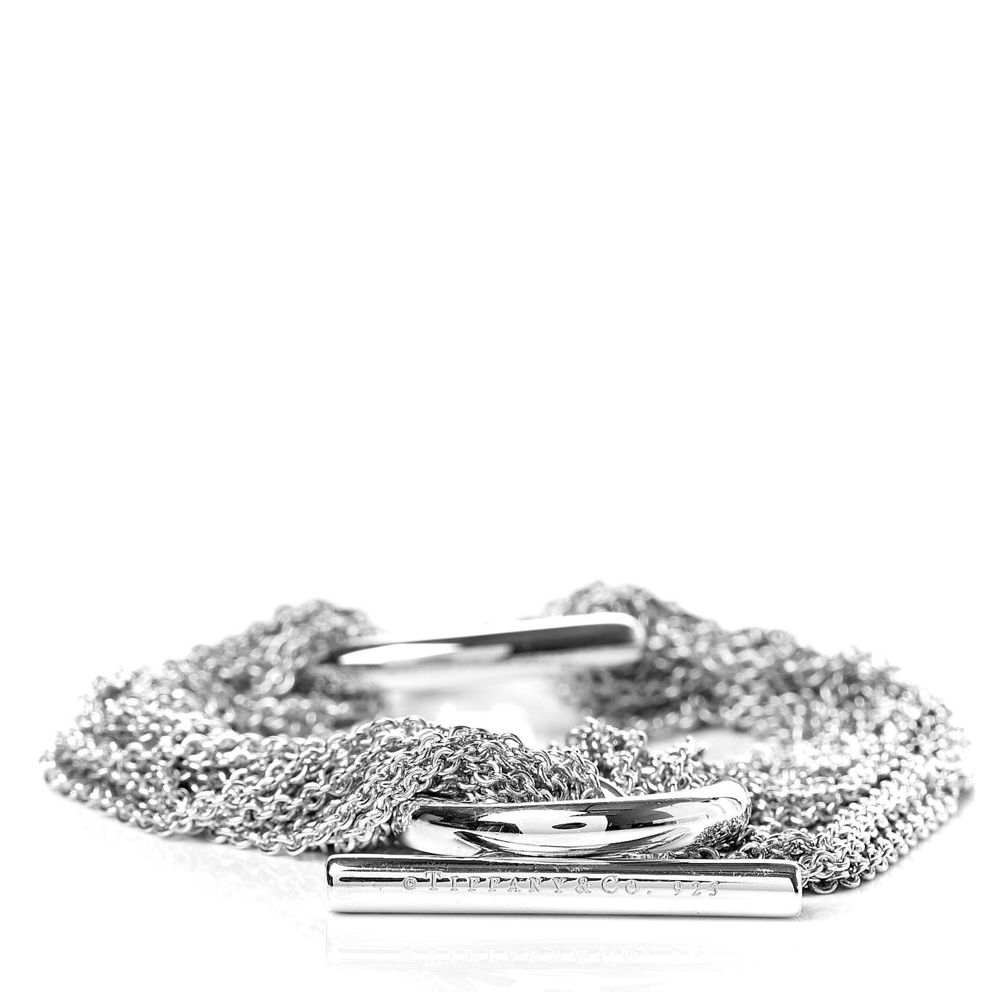 Sterling Silver Heart Mesh Bracelet