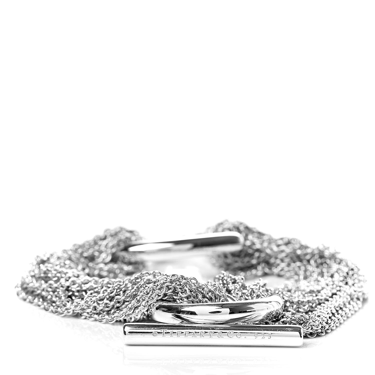 Tiffany Sterling Silver Heart Mesh Bracelet 4 of 4