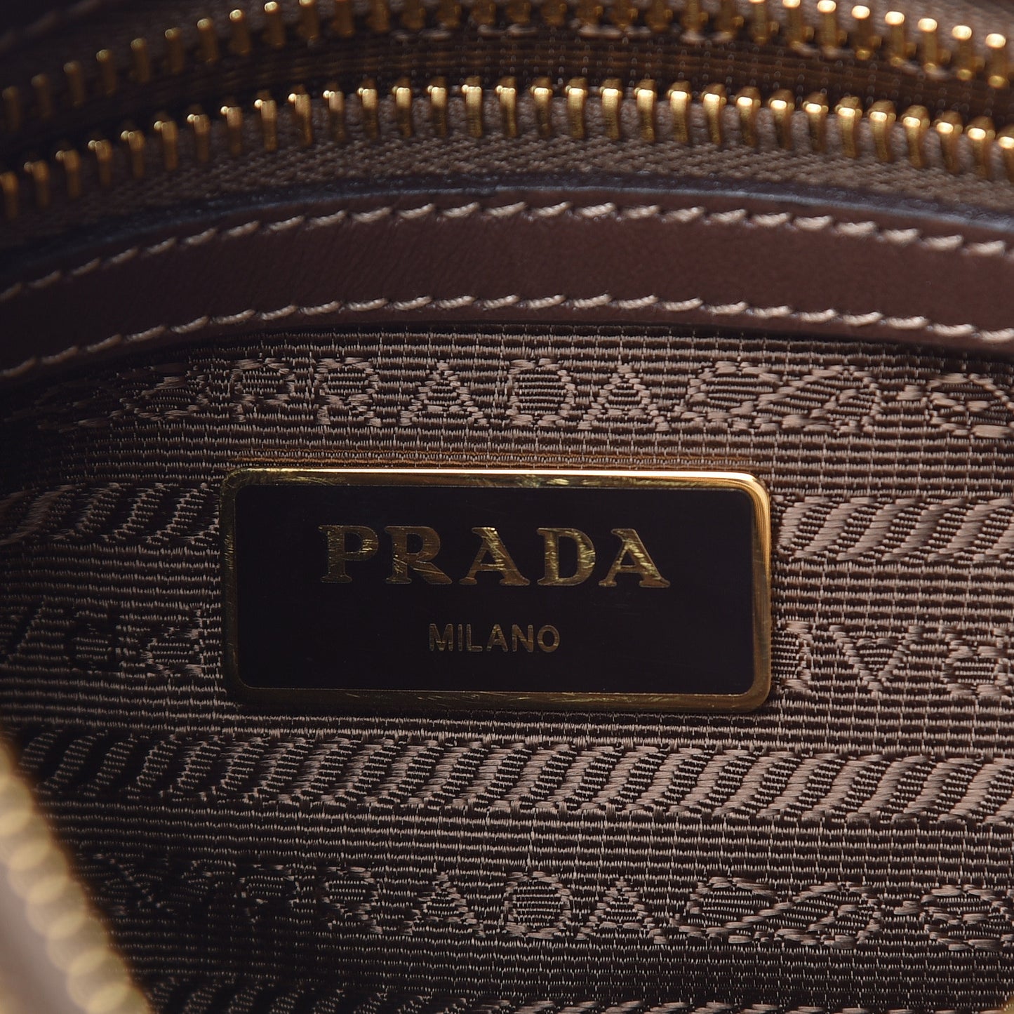 Jacquard Logo Crossbody Corda Bruciato