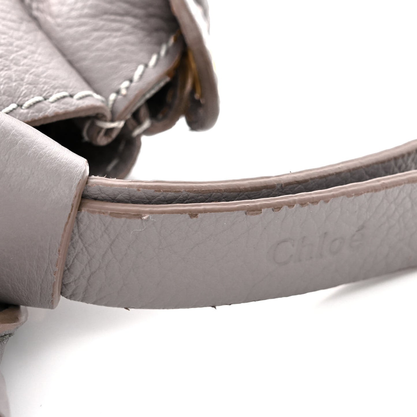 Calfskin Small Marcie Satchel Cashmere Grey