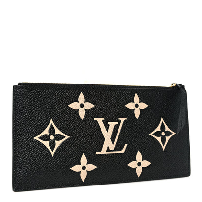 Louis Vuitton Empreinte Monogram Giant Crafty Pochette Felicie Zippered Insert Black 3 of 7