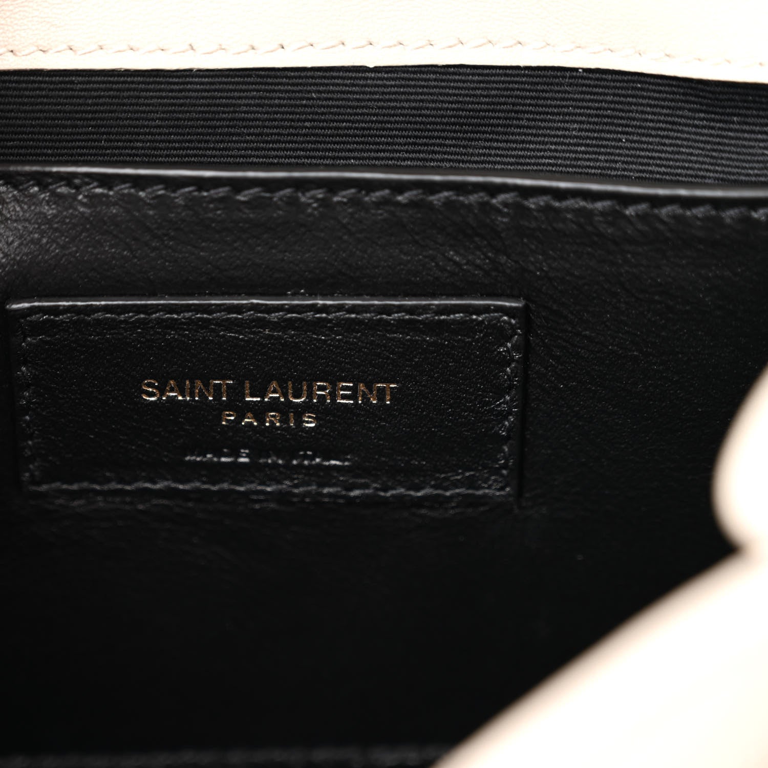 Saint Laurent Lambskin Quilted Monogram Mini Nolita Blanc Vintage 6 of 11