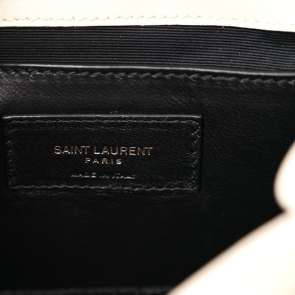 Saint Laurent Lambskin Quilted Monogram Mini Nolita Blanc Vintage 6 of 11