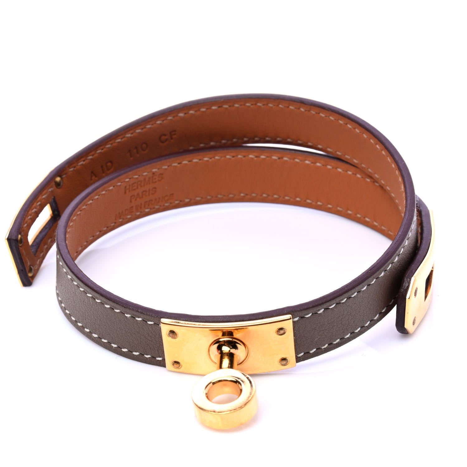 Hermes Swift Kelly Double Tour Bracelet S Etoupe 5 of 6