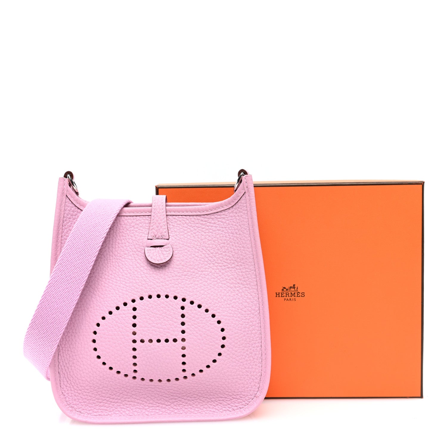 Hermes Taurillon Clemence Evelyne TPM Mauve Sylvestre 11 of 11
