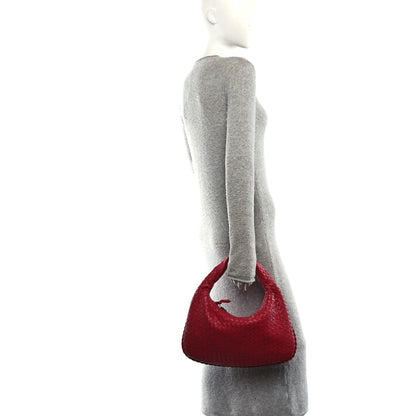 Bottega Veneta Nappa Intrecciato Small Veneta Hobo Cassis 2 of 10