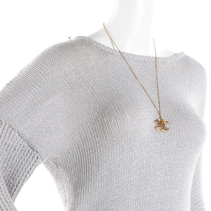 Chanel Gripoix CC Necklace Gold 2 of 4