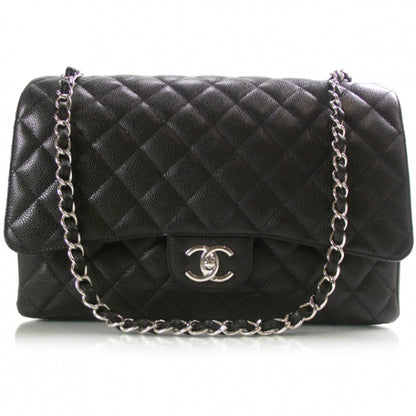 Chanel Caviar Quilted Maxi Double Flap Black 1 of 11
