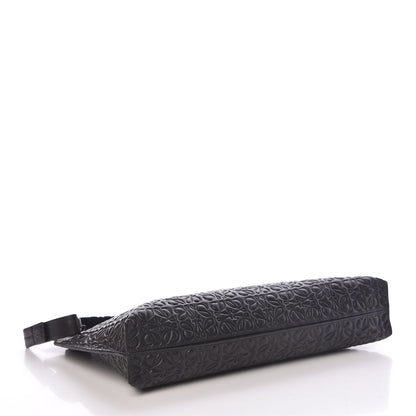 Loewe Calfskin Embossed Medium Repeat T Pouch Black 4 of 10