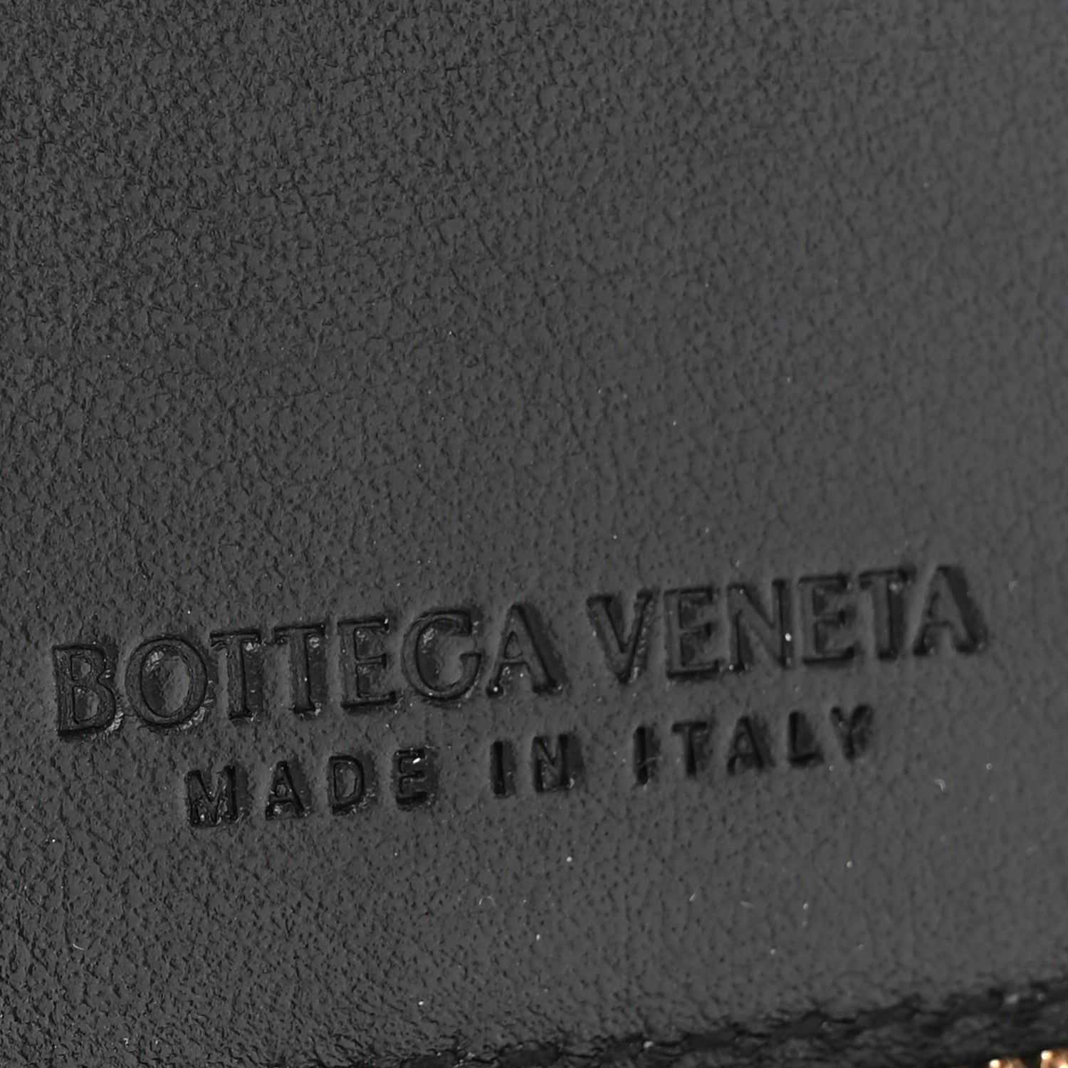Bottega Veneta Nappa Intrecciato Zip Key Pouch Black 1842172