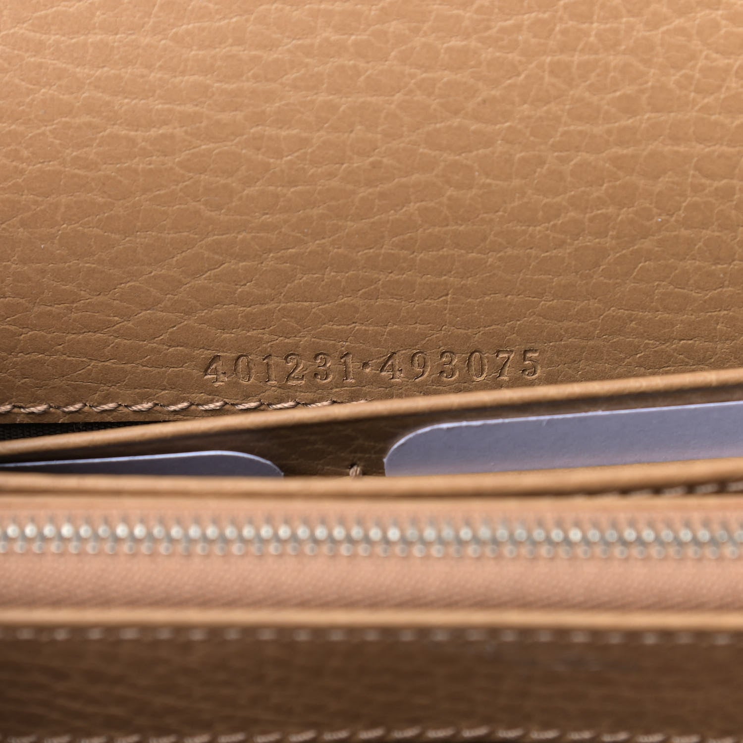 Gucci Dollar Calfskin Crystal Mini Dionysus Chain Wallet Natural Tan Black Diamond 6 of 8