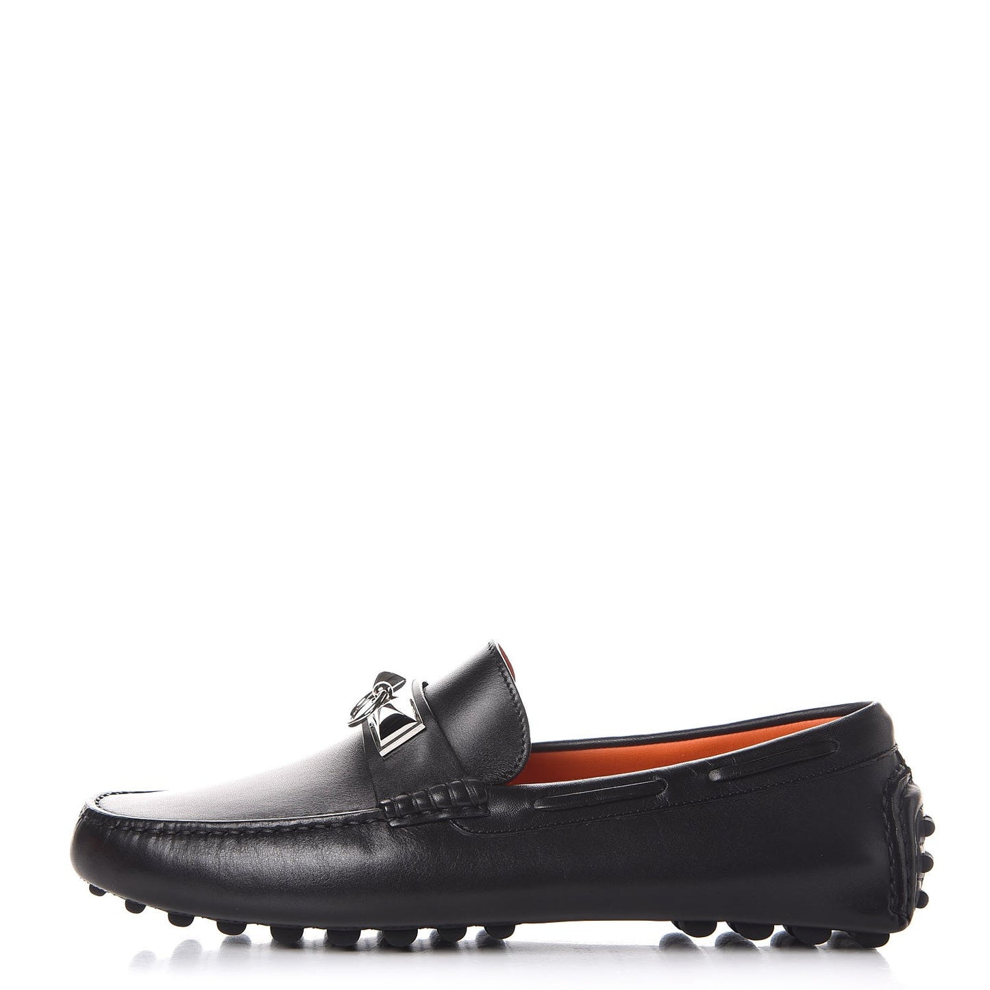 Supple Calfskin Irving Driving Moccasin Loafers 39 Black