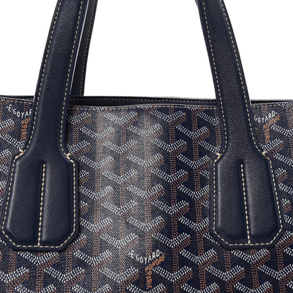 Goyard Goyardine Voltaire III Tote Navy 8 of 10