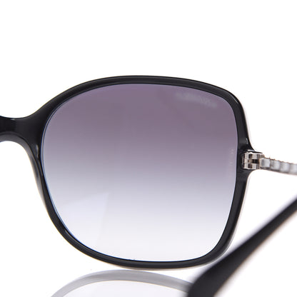 Chanel Lambskin Square Chain Sunglasses 5210-Q Black 7 of 8