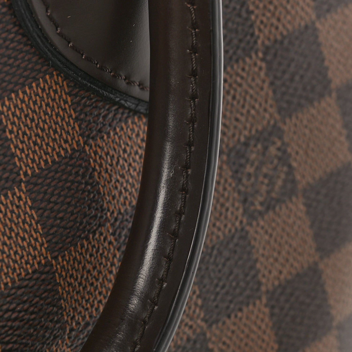 Louis Vuitton Cuir Taurillon Damier Ebene Normandy Black 7 of 9