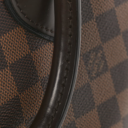 Louis Vuitton Cuir Taurillon Damier Ebene Normandy Black 7 of 9
