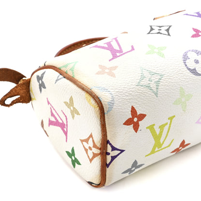 Louis Vuitton Monogram Multicolor Mini Sac HL Speedy White 7 of 9