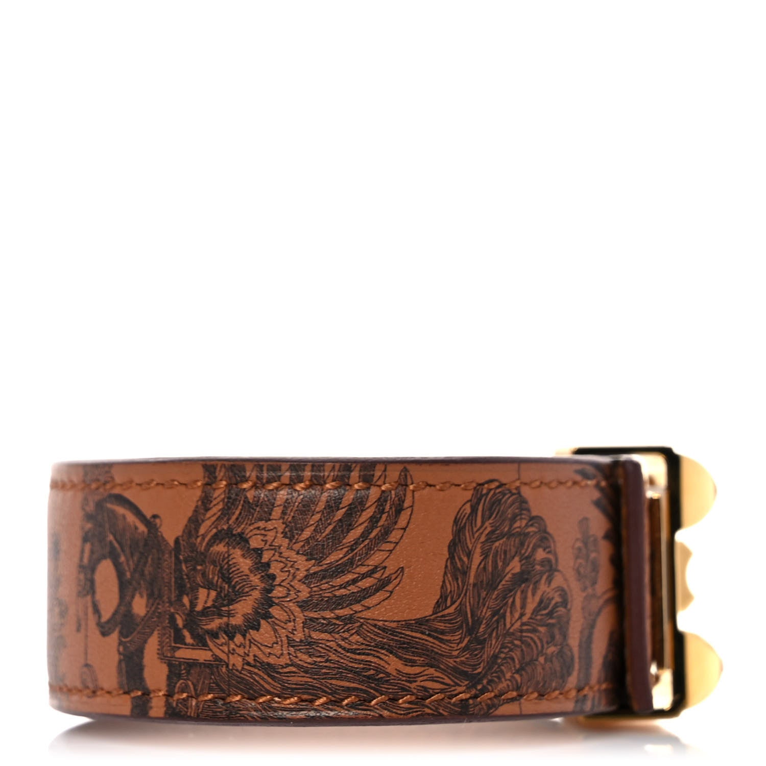 Hermes Swift Collier de Chien CDC 24 Tattoo Bracelet T1 Gold Black 3 of 6