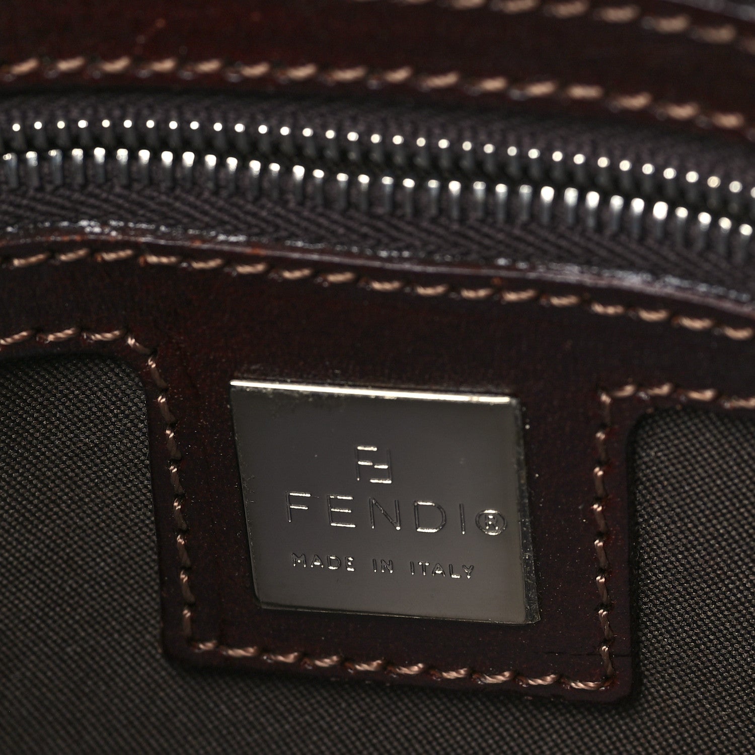 Fendi Denim Baguette Blue 6 of 9