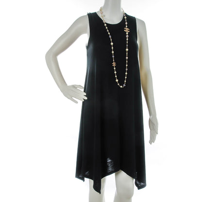 Chanel Pearl Beaded Enamel CC Long Necklace Gold 2 of 7