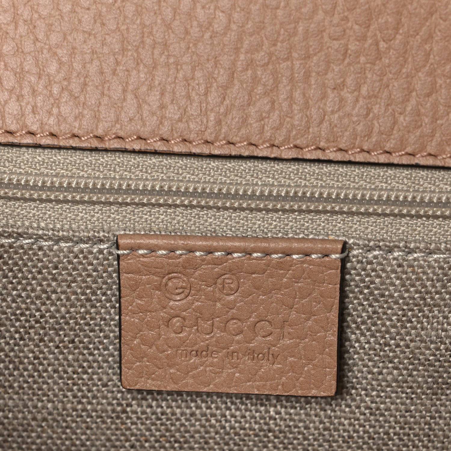 Gucci Dollar Calfskin Interlocking G Shoulder Bag Camelia 6 of 10