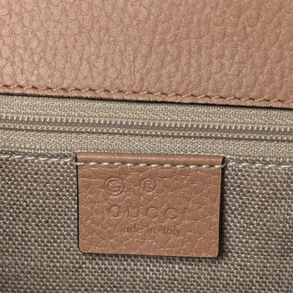 Gucci Dollar Calfskin Interlocking G Shoulder Bag Camelia 6 of 10