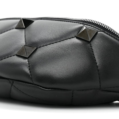 Valentino Garavani Nappa Monochrome Roman Stud Belt Bag Black 7 of 11